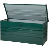 Beliani CEBROSA M - Kussenbox - Groen - Staal