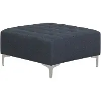 Beliani ABERDEEN - Ottomaan-Grijs-Polyester