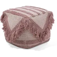 Beliani Poef roze 40 x 44 cm KOCHI