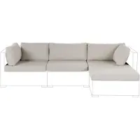 Beliani SANO - Kussenhoezen - Beige - Polyester
