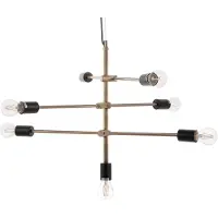 Beliani CREMERA - Hanglamp - Messing - Metaal