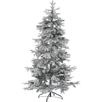 Beliani TOMICHI - Kerstboom - Wit - 210 cm - Synthetisch materiaal