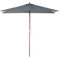 Beliani FLAMENCO - Parasol - Grijs - 195 cm - Polyester