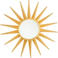 Beliani PERELLI - Wandspiegel - Goud - Metaal