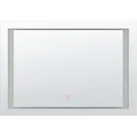 Beliani EYRE - LED-spiegel - Zilver - Synthetisch materiaal