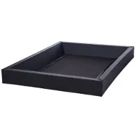 Beliani SIMPLE - Waterbedframe - Zwart - 140 x 200 cm - Schuimstof