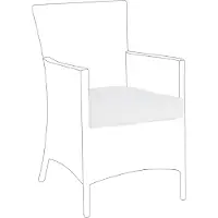 Beliani ITALY - Kussenhoes set van 8 - Creme - Polyester