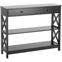 Beliani MONTGOMERY - Consoletafel - Zwart - MDF