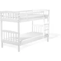 Beliani REVIN - Stapelbed - Wit - 90 x 200 cm - Dennenhout