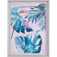 Beliani AGENA - Wanddecoratie - Blauw - 30 x 40 cm - Papier