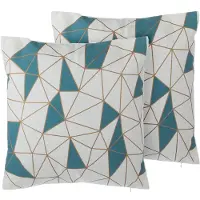 Beliani Decoratieve kussens, Clarkia (45 x 45 cm)