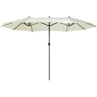 Beliani Parasol Sibilla beige - polyester