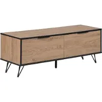 Beliani HALSTON - TV-meubel - Lichte houtkleur - Vezelplaat