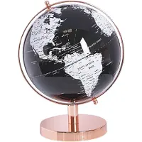 Beliani CABOT - Globe - Zwart/ Roségoud - Synthetisch materiaal