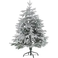 Beliani BASSIE - Kerstboom - Wit - 120 cm - PVC