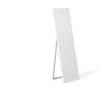 Beliani Staande spiegel wit 40 x 140 cm TORCY