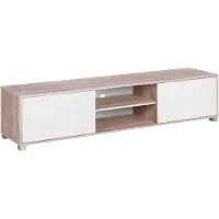 Beliani LINCOLN - TV-meubel - Lichte houtkleur - Vezelplaat