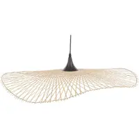 Beliani FLOYD - Hanglamp - Lichte houtkleur - Bamboehout