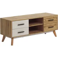 Beliani FLORIDA - TV-meubel - Lichte houtkleur - MDF