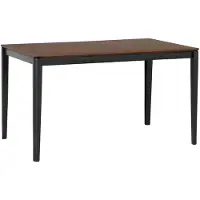 Beliani CEDAR - Eettafel - Donkere houtkleur - 80 x 135 cm - MDF
