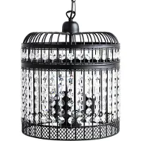 Beliani CELON - Hanglamp - Zwart - IJzer