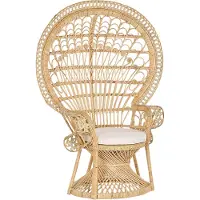 Beliani EMMANUELLE - Fauteuil - Natuurlijk - Rotan