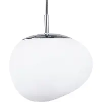 Beliani LIFFEL - Hanglamp - Wit - Glas