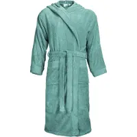 The One Towelling Badjas Petrol Capuchon - L/XL