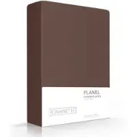 Romanette Kussenslopen Taupe (Flanel) (set van 2)