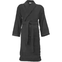 The One Towelling Badjas Organic Antraciet - XXL/3XL
