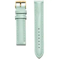 KRAEK Groen Goud - leren bandje - horlogebandje - 18 mm bandje - Met pushpin