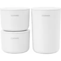 Brabantia ReNew opbergpotten 3-pack Wit