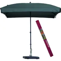 Madison Parasol Rechthoek 210 x 140cm Grijs Patmos incl Beschermhoes