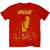 Billie Eilish Shirt Racer Logo Jumbo Unisex Red 2XL