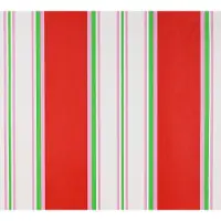 Dutch Wallcoverings Papierbehang streep - rood/roze/groen