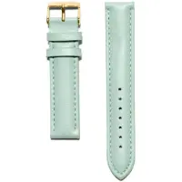 KRAEK Groen Goud - Leren bandje - horlogebandje - 16 mm bandje - Met pushpin