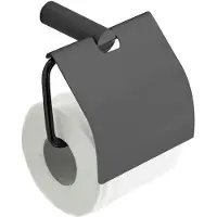 Mueller Ferro toiletrolhouder met klep verouderd ijzer