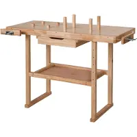 TecTake Houten Werkbank Werktafel Werkblad Schaafbank 400915