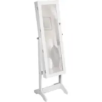 TecTake - Vitrinekast - wit - MDF - 400764