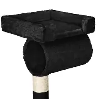 TecTake Stokely - Zwart - Krabpaal - 141 cm