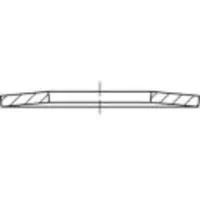 Toolcraft 137326 Schijfveren Binnendiameter: 6.2 mm DIN 2093 Verenstaal 200 stuk(s)