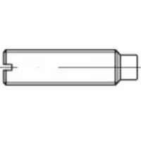Toolcraft 106438 Stifttap M4 6 mm Staal 100 stuk(s)