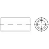 Toolcraft 157288 Verbindingsmof M8 20 mm Staal Galvanisch verzinkt 100 stuk(s)