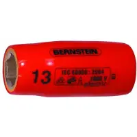 Bernstein Werkzeugfabrik 16-498 VDE Dop (zeskant) VDE-dopsleutelinzet 22 mm 3/8 (10 mm)