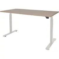 Schaffenburg Dextro Basic Zit-sta-bureau Rechthoekig Kersen T-Voet 1.400 (B) x 800 (D) x 705 (H) mm Melamine