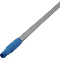 Vikan Hygiene 2958-3 steel 130cm blauw ø25mm aluminium met schroefdraad