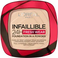 L'Oréal 2x Infaillible 24h Fresh Wear Foundation Poeder 20 Ivory 9 Gr