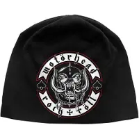 Ginza.se Motorhead Beanie Muts Biker Badge Zwart