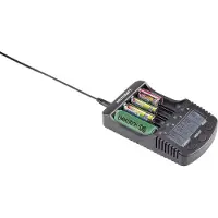 Voltcraft CC-2 Batterijlader NiMH, NiCd, Li-ion AA (penlite), AAA (potlood), C (baby), Sub-C, 26650, 26500, 18650, 17670