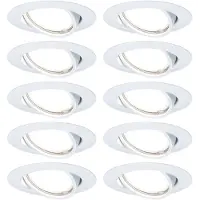 Paulmann 93400 LED-inbouwlamp Set van 10 stuks LED GU10 Wit